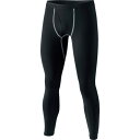 おたふく BTパワーストレッチ 前開きロングタイツ ブラック LL JW165BKLL