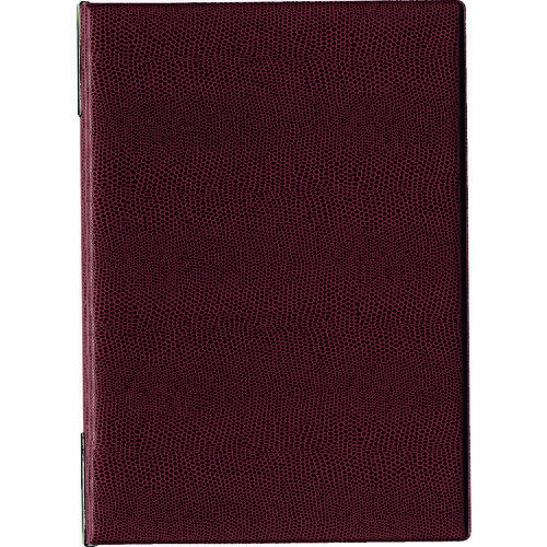 OP メニューファイル レザー調 B5 4頁 茶 MN170BR