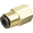 チヨダ フジフィメイルコネクター(金属) 8mm・RC1/8【8-01F】(流体継手・チューブ・チューブ継手)