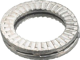 TRUSCO ノルトロックワッシャー ステンレス サイズNL8（M8） 2個入【B796-0008】(...