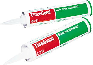 スリーボンド シリコーンシーラント TB5211D 330ml アイボリー色【TB5211D】(接着剤・補修剤・建築用シーリング剤)