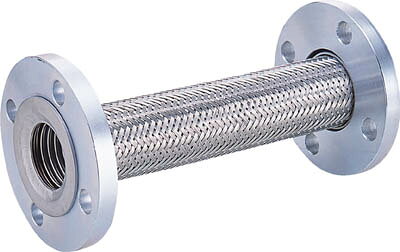 Rakuten - NFK カラー式フランジ型フレキ フランジSS400 40A×300L【NK312-40-300】(管工機材・フレキ管)【送料無料】