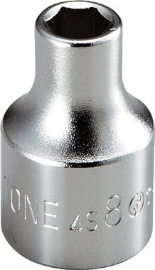 【メーカー型番】4S-27【JANコード】4953488156805【ブランド】TONE【特徴】●スタンダードタイプの対辺6角形状です。●差し込み後、トルクをかけてもナメにくくなっています。●軽作業から重工業整備まで必要なツールを取りそろえています。【用途】【仕様】●対辺寸法(mm):27●差込角(mm):12.7●全長(mm):43.5●質量(g):175【材質／仕上】●構造用鋼【セット内容／付属品】【注意】【原産国】日本【送料について】北海道、沖縄、離島は送料を頂きます。