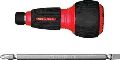 アネックス クイックボール60 ラチェットドライバー【395-D】(ドライバー・六角棒レンチ・ラチェット式ドライバー)のサムネイル
