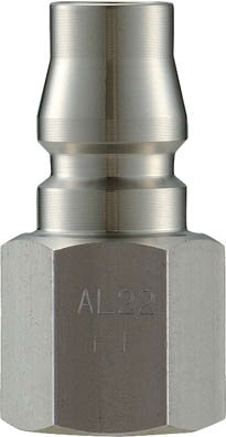 ナック クイックカップリング AL40型 ステンレス製 オネジ取付用【CAL48PF3】(流体継手・チューブ・カ..