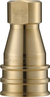 ナック クイックカップリング SPE型 真鍮製 大流量型 オネジ取付用【CSPE01S2】(流体継手・チューブ・..