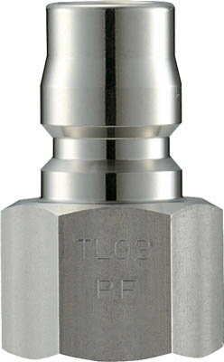 ナック クイックカップリング TL型 ステンレス製 オネジ取付用【CTL12PF3】(流体継手・チューブ・カップリング)【送料無料】