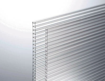 光 ポリカ中空ボード透明4mm 1820X910【KTP1894W-1】(建築金物・工場用間仕切り・板材)(代引き不可)