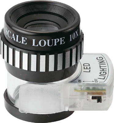 SK LED付ライト【L-26】(光学・精密測定機器・ルーペ)