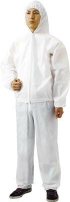 TRUSCO 不織布使い捨て保護服ズボン Mサイズ【TPC-Z-M】(保護具・保護服)