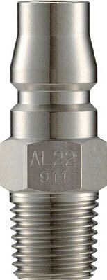 ナック クイックカップリング AL20型 ステンレス製 メネジ取付用【CAL23PM3】(流体継手・チューブ・カップリング)