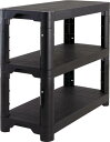 TRUSCO プラ棚軽量型 高さ697-3段タイプ コーナーキャップ4個付 黒【TPT-K2233C-BK】(物品棚・プラスチック棚)【送料無料】