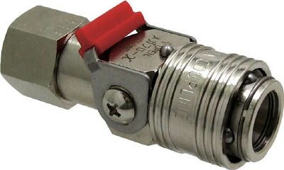 チヨダ メガフローXパージ付真鍮Rc1／2【MFXP-04F-B】(流体継手・チューブ・カップリング)