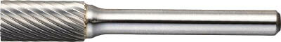【メーカー型番】TB8C060S【JANコード】4989999042818【ブランド】TRUSCO 　【特徴】●切れ味が良くスムーズな加工ができます。●オール超硬タイプです。●シングルカットの刃形状により切れ味がよくスムーズな仕上がりになります。【用途】●金型の修正、バリ取り、面取り。【仕様】●形状:球（シングルカット）●刃径(mm):6.0●刃長(mm):5.5●軸径(mm):6●軸長(mm):45.3●タイプ:オール超硬●最高使用回転数(rpm):28000●質量(g):21【材質／仕上】【セット内容／付属品】【注意】●作業時は必ず安全帽、安全メガネなどの保護具をご着用ください。●最高使用回転数は推奨値です。【原産国】アメリカ【送料について】北海道、沖縄、離島は送料を頂きます。