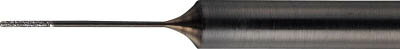TRUSCO ハイエンドブラックボラゾンバー Φ0．8X軸3 首下9 ＃325【THB-L008F】(研削研磨用品・インターナルバー)
