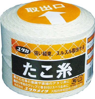 ユタカ 荷造り紐 たこ糸 1．5φ×190m【A-301】(ロープ・ひも・ひも)