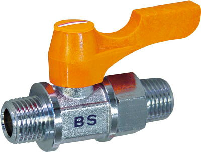 ASOH エースボール 外X外ネジ型 PT3／8【BS-9033】(流体継手・チューブ・ボールバルブ)