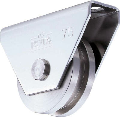 ヨコヅナ ロタ・ステン重量戸車 60mm H型【WBS-0606】(建築金物・工場用間仕切り・戸車)【送料無料】