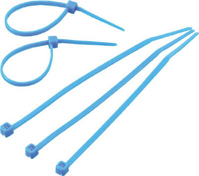 TRUSCO ケーブルタイ 幅4．8mmX長さ368mm最大結束φ105 青【TRCVR-368 B】(電設配線部品・ケーブルタイ)