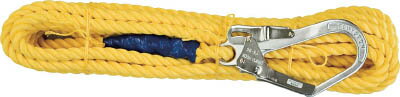 ツヨロン 昇降移動用親綱ロープ 20メートル【L-20-TP-BX】(保護具・安全帯)【送料無料】