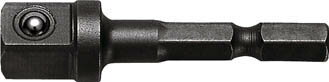 ナック ドライバーアダプター6．35x対辺四角9．52mmx50Lボール止付【4DA305NB】