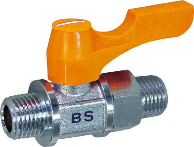 ASOH エースボール 外X外ネジ型 PT1／4【BS-9022】(流体継手・チューブ・ボールバルブ)