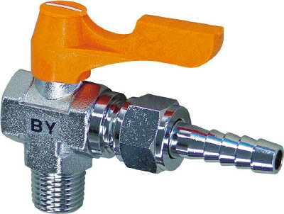 ASOH エースボール ホースジョイント型 PT1／4Xφ8【BY-3208】(流体継手・チューブ・ボールバルブ)