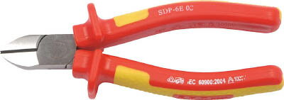 Tech−EV 絶縁工具 強力型ニッパ【OLCSDP6EA】(防爆・絶縁工具・ハサミ・ナイフ（絶縁）)