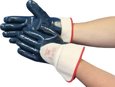 アンセル 作業用手袋 ハイクロン背抜きタイプ M【27-607-8】(作業手袋・すべり止め背抜き手袋)