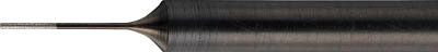 【メーカー型番】THB-R007SF【JANコード】4989999424133【ブランド】TRUSCO 　【特徴】●精密仕上げ加工用です。●特殊高硬度処理ステンレスシャンクにより、しっかりとした手応えと、しなやかさを兼ね備えたシャンクを実現します。●表層硬度（Hv1000以上）を超硬並に近づけることにより、変形や折損を大幅に低減します。●弾力性のアップにより、折損しにくいシャンクを実現します。●シャンクの曲がりが少ないため、精密加工が可能です。●高荷重での作業が可能なため、加工時間が大幅に短縮します。●従来品に比べ、約2倍の圧力での加工が可能です。（当社比）【用途】●適合被削材：炭素鋼、合金工具鋼、高速度工具鋼、軸受鋼、肌焼鋼、焼入れ鋼、ステンレス鋼。【仕様】●粒度(#):600●刃径(mm):0.7●刃長(mm):3●軸径(mm):3●全長(mm):50●首下(mm):6●最高使用回転数(rpm):80000●質量(g):2.3【材質／仕上】【セット内容／付属品】【注意】【原産国】日本【送料について】北海道、沖縄、離島は送料を頂きます。