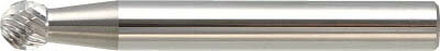 TRUSCO 超硬バー 球型 Φ6X刃長5．5X軸6 ダブルカット【TB8C060】(研削研磨用品・超...