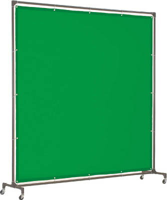 TRUSCO 溶接遮光フェンス 2020型単体 緑【YFA-GN】(溶接用品・溶接遮光フェンス)【...