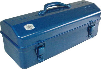 【メーカー型番】Y-460-B【JANコード】4989999512083【ブランド】TRUSCO 　【特徴】●ハードな使用に耐える頑丈なプレス一体型です。●内部で工具が盛り上ってもフタが凸状になっているのでらくらくフタが閉まる便利な設計です。●中皿は、ついていません。【用途】【仕様】●色:ブルー●外寸(mm)間口×奥行×高さ:455×176×211.0●有効内寸(mm)間口×奥行×高さ:454×174×99●シリンダ錠(別売):取付可●質量(kg):2.1●25mmシリンダ錠取付可能(別売)【材質／仕上】●本体:スチール【セット内容／付属品】【注意】●Y-420、Y-460、Y-530には中皿トレイが付いていませんので別途中皿トレイをお求めください。(Y-280・410・455には中皿そのものがございません)【原産国】日本【送料について】北海道、沖縄、離島は送料を頂きます。
