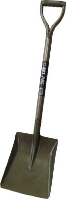 トンボ 金トンボパイプ柄ショベル角形【SKPGN】(土木作業・大工用品・ショベル・ツルハシ)