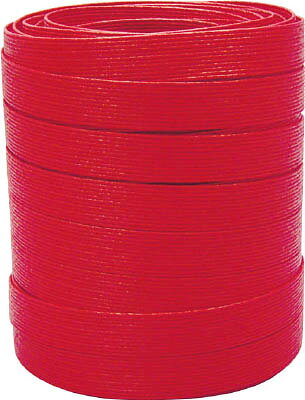 ユタカ 梱包用品 紙バンド 約14．5mm×約30m レッド【BP-305】(ロープ・ひも・ひも)
