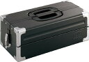 TONE ツールケース(メタル) V形2段式 マットブラック【BX322SBK】(工具箱・ツールバッグ・スチール製工具箱)【送料無料】