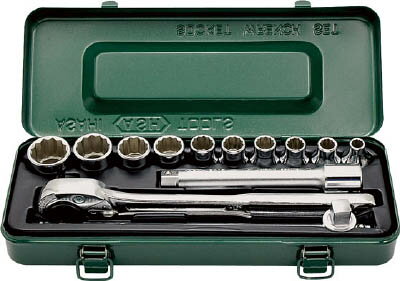 Socket Wrench - ASH ソケットレンチセット12．7□×13PCS【VO4101】(レンチ・スパナ・プーラ・ソケットレンチセット)【送料無料】