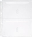 キングジム A4S取扱説明書ファイル用ポケット(30穴)2段タイプ【2630 PA】(OA・事務用品・ファイル)