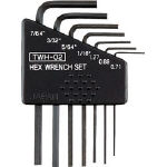 エンジニア 六角レンチセット（インチサイズ）【TWH-02】(ドライバー 六角棒レンチ 六角棒レンチ)(代引不可)