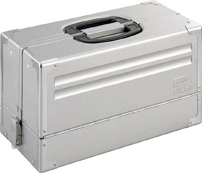 【メーカー型番】BX331SV【JANコード】4953488212655【ブランド】TONE【特徴】●天面フラットV形3段式両開きケースです。●ケースの角部にガード機能を追加した新型ツールケースです。●デッドスペースをなくし収納スペースを有効に活用できます。●頑丈で衝撃に強いです。●天面フラットV形3段式両開きケースです。【用途】●工具類の保管・管理用【仕様】●色:シルバー●外寸(mm)間口×奥行×高さ:433×220×240●シリンダ錠(別売):取付可●ケース寸法(mm):433×220×240●質量(kg):6.4【材質／仕上】●本体:スチール【セット内容／付属品】【注意】【原産国】日本【送料について】北海道、沖縄、離島は送料を頂きます。