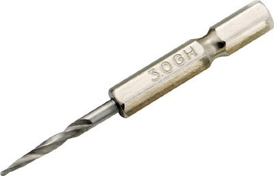 【メーカー型番】ETK-3.0S【JANコード】4975180583611【ブランド】TOP【特徴】●六角軸シャンクで電動ドリルにワンタッチで取り付け可能です。●X型シンニング加工が施されており刃先が逃げません。●木材、竹、アルミサッシ、アクリル板の下穴あけ作業に適しています。●耐久性に優れています。●正確な位置に穴開け可能です。●錐が食付かず木屑の排出もスムーズです。●耐久性に優れています。【用途】●被削材:木材、竹、アルミサッシ、アクリル板。【仕様】●溝長(mm):20●全長(mm):60●シャンク径(mm):6.35●呼び寸法(mm):3●先端寸法(mm):1.8●質量(g):15●適合機種：電気ドリル【材質／仕上】●高速度鋼（HSS)【セット内容／付属品】【注意】●木工用ですので、用途以外の素材には使用しないで下さい。●作業中は必ず保護メガネを着用して下さい。●インパクトドライバーの場合は破損の恐れがありますので十分注意して下さい。●作業中は手袋を着用しないで下さい。巻き込まれる恐れがあります。●小物の加工物は、バイス等でしっかり固定して下さい。【原産国】日本【送料について】北海道、沖縄、離島は送料を頂きます。