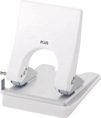 プラス 2穴パンチ フォース1／2 M 白 30201【PU-830A-WH】(OA・事務用品・パンチホッチキス)