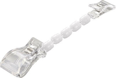 TRUSCO ホルダー式クリップ 小型クリップ＋ジョイント5連＋中型クリップ【TC-C1C5-5】(OA・事務用品・クリップフック)