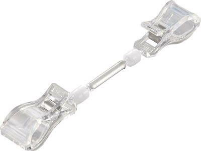 TRUSCO ホルダー式クリップ 中型クリップ＋ストレート50＋中型クリップ【TC-C5C5-50】(OA・事務用品・クリップフック)