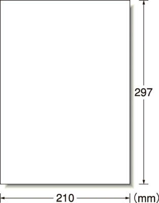 A−one 屋外用サインラベル（レーザープリンタ）ツヤ消しフィルム・ホワイト【31031】(安全用品・標識・安全標識)(2)