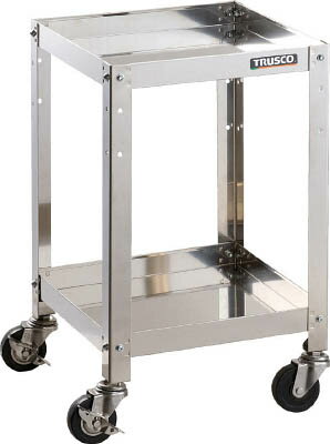 TRUSCO クリーンラビット 75φ導電車SUS金具【CRB-632SD】(ツールワゴン・ステンレス製ワゴン)【送料無..