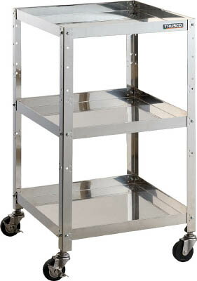 TRUSCO クリーンラビット 75φ導電車SUS金具【CRB-953SD】(ツールワゴン・ステンレス製ワゴン)【送料無..