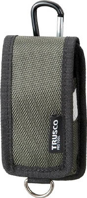 TRUSCO コンパクトツールケース 携帯電話用 グリーン(工具箱・ツールバッグ・ツールホルダ・バッグ)