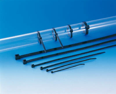 ヘラマンタイトン ABタイ 幅4．6X長さ202mm 100本入 屋外用【AB200-W】(電設配線部品・ケーブルタイ)