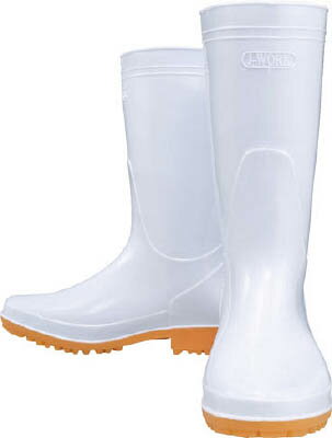 おたふく 耐油長靴 白 25．5【JW707-WH-255】(安全靴・作業靴・長靴)